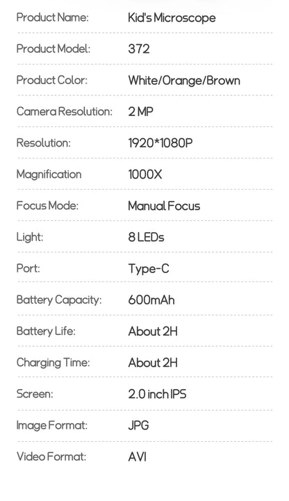Vedauss™ Junior Microscope (STEM Learning)