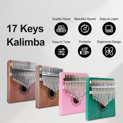 KALIMBA - 17 Keys Sapele