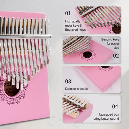 KALIMBA - 17 Keys Sapele