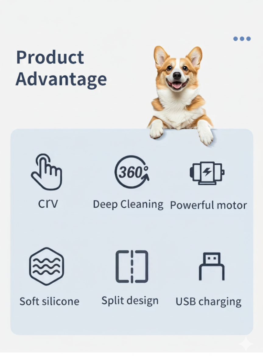 Effortless cleanliness, joyful moments with your pet!
